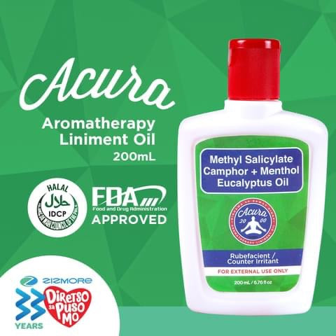 Zizmore Acura Aromatherapy Liniment Oil | 200 mL