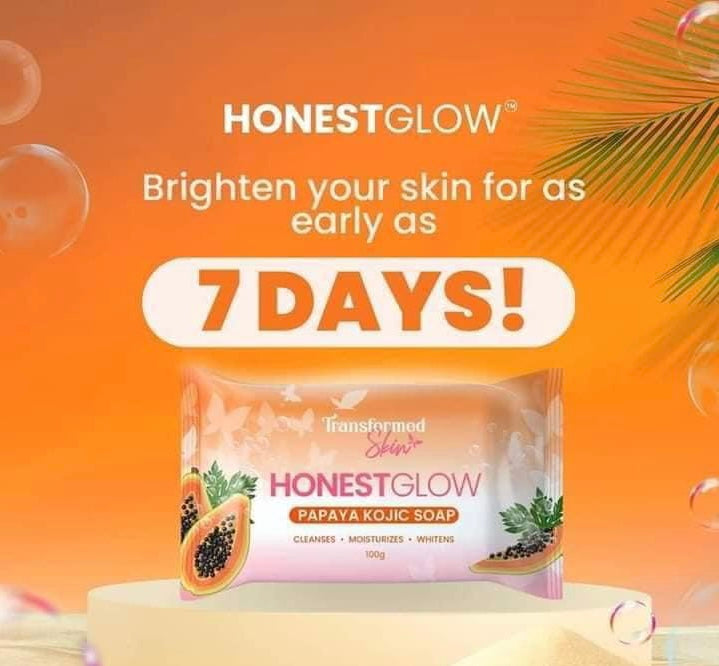 Honest Glow Kojic Papaya Soap