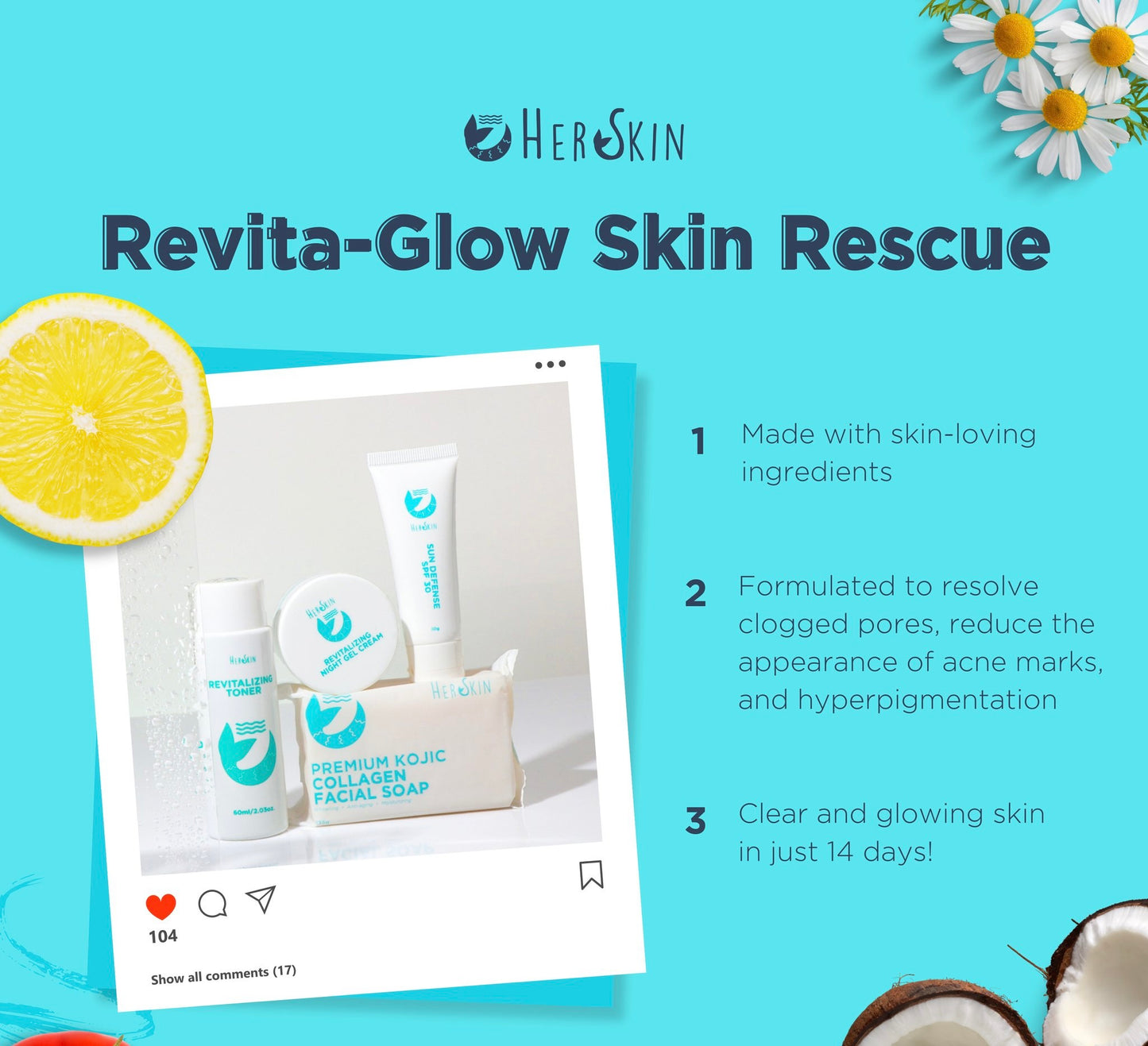 Her skin Revita-glow Skin Rescue Kit